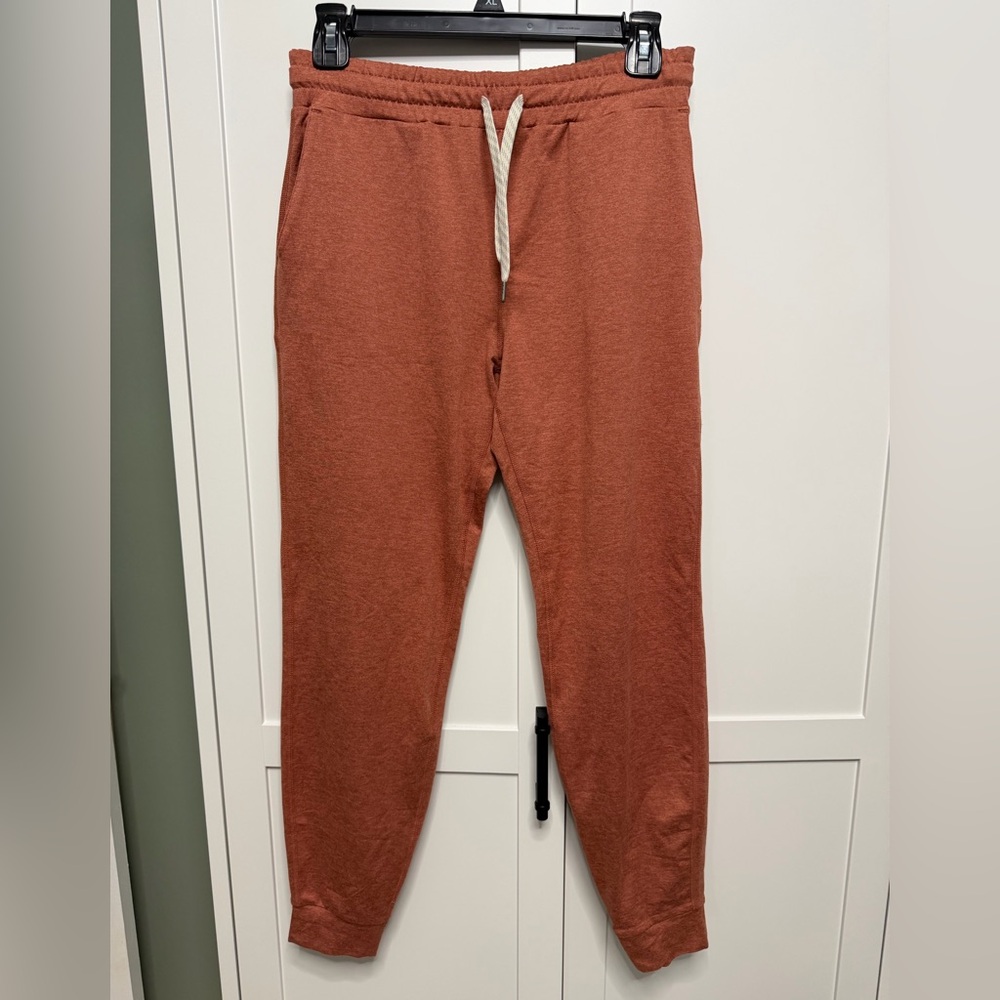 Vuori Rust Orange Drawstring Joggers